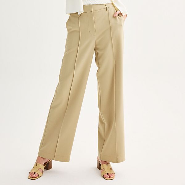 Women's Nine West High-Rise Wide Leg Trousers