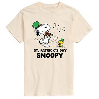 Men's Peanuts St. Patricks Day Snoopy Graphic Tee