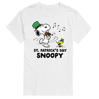 Men's Peanuts St. Patricks Day Snoopy Graphic Tee
