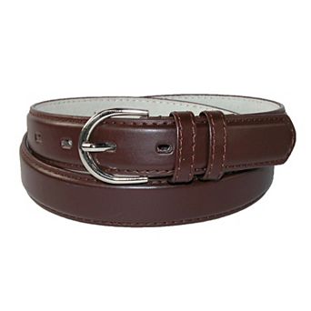 Ctm Women's Leather 1 1/8 Inch Dress Belt