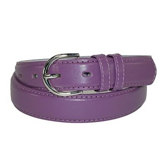 Ctm Women's Leather 1 1/8 Inch Dress Belt