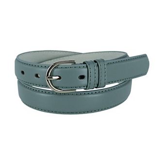 Ctm Women's Leather 1 1/8 Inch Dress Belt