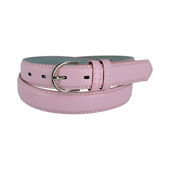 Ctm Women's Leather 1 1/8 Inch Dress Belt