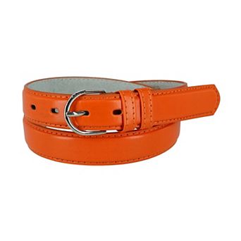 Ctm Women's Leather 1 1/8 Inch Dress Belt