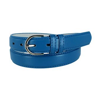 Ctm Women's Leather 1 1/8 Inch Dress Belt
