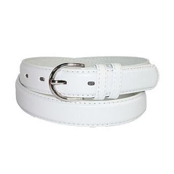 Ctm Women's Leather 1 1/8 Inch Dress Belt
