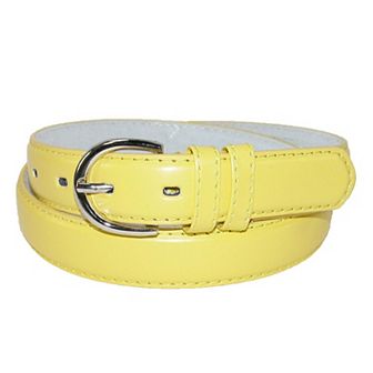Ctm Women's Leather 1 1/8 Inch Dress Belt