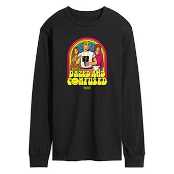 Men's Dazed and Confused Retro Rainbow Long Sleeve Graphic Tees