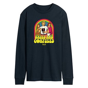 Men's Dazed and Confused Retro Rainbow Long Sleeve Graphic Tees