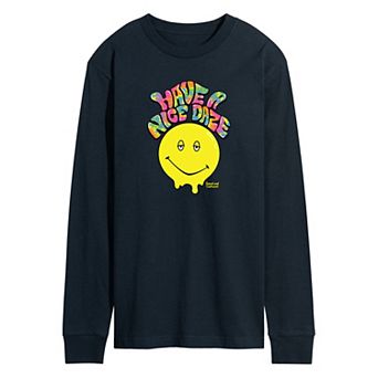Men's Dazed and Confused Have a Nice Daze Smiley Long Sleeve Graphic Tee