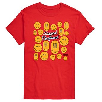 Men's Dazed and Confused Smiley Face Graphic Tee