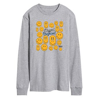Men's Dazed and Confused Smiley Face Long Sleeve Graphic Tee
