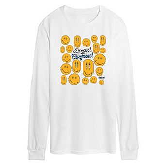 Men's Dazed and Confused Smiley Face Long Sleeve Graphic Tee