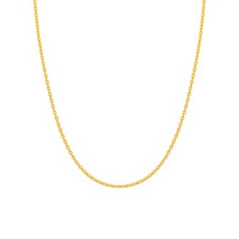 PRIMROSE 18k Gold Plated Baby Rolo Chain