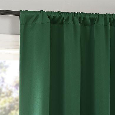 Sun Zero Rianna Theater Grade Extreme 100% Blackout Rod Pocket Single Curtain Panel