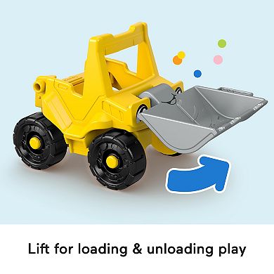 Fisher-Price Little People Bulldozer Construction Toy & Figure Set