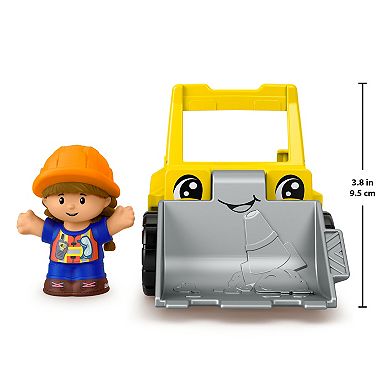 Fisher-Price Little People Bulldozer Construction Toy & Figure Set
