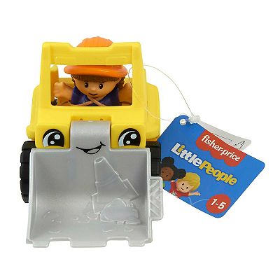 Fisher-Price Little People Bulldozer Construction Toy & Figure Set