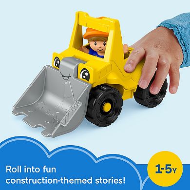 Fisher-Price Little People Bulldozer Construction Toy & Figure Set