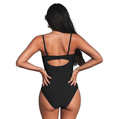 Women's Cupshe Crochet One Piece Swimsuit
