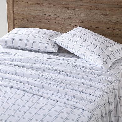 Eddie Bauer Plaid & Stripes Flannel Sheet Set