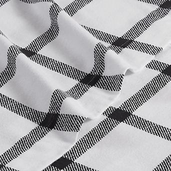 Eddie Bauer Plaid & Stripes Flannel Sheet Set