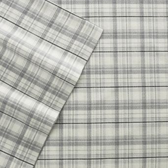 Eddie Bauer Plaid & Stripes Flannel Sheet Set