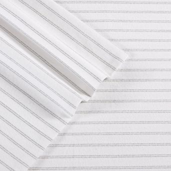 Eddie Bauer Plaid & Stripes Flannel Sheet Set