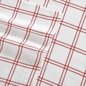 Eddie Bauer Plaid & Stripes Flannel Sheet Set