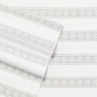 Eddie Bauer Plaid & Stripes Flannel Sheet Set