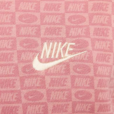 Men's Nike Sportswear Patterned Club Fleece Pullover Hoodie