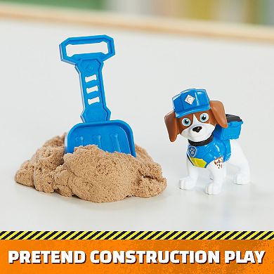 PAW Patrol Rubble & Crew Charger and Wheeler Action Figures and Kinetic Sand Set