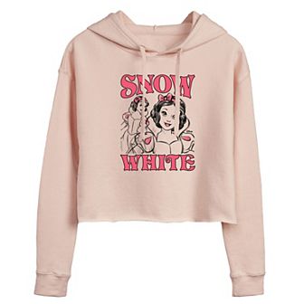 Disney's Snow White and the Seven Dwarfs Snow White Juniors' Sketch Cropped Hoodie
