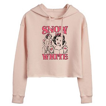 Disney's Snow White and the Seven Dwarfs Snow White Juniors' Sketch Cropped Hoodie