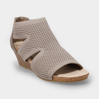 Croft & Barrow® Rosiee Women's Comfort Knit Wedge Sandals