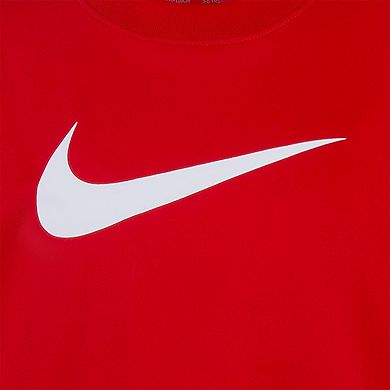 Boys 4-7 Nike Dri-FIT Swoosh Graphic Tee and Mesh Shorts Set