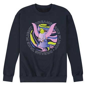 Disney's Dumbo Men's Dreams Take Flight Fleece Sweatshirt