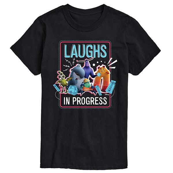 Disney / Pixar's Monsters At Work Men's Laughs in Progress Graphic Tee