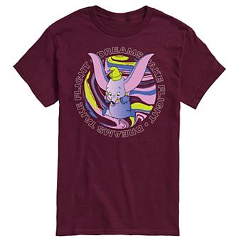 Disney's Dumbo Men's Dreams Take Flight Graphic Tee