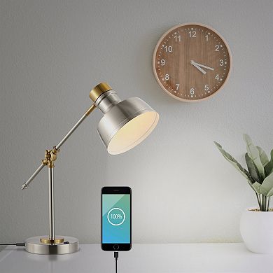 Allegra Classic Farmhouse Adjustable Cantilever Led Task Lamp With Usb Charging Port