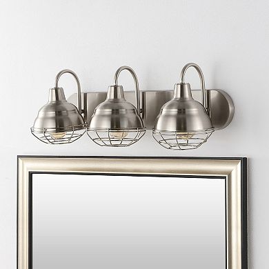 Levi Industrial Farmhouse Iron Led Vanity