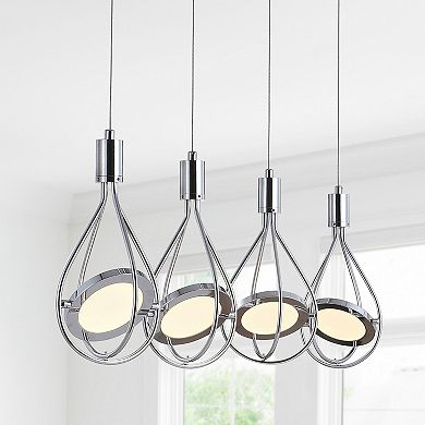 Orion Adjustable Modern Integrated Cluster Led Metal Pendant