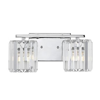 Coco Prism Vintage Metal/glass Classic Glam Led Vanity Light