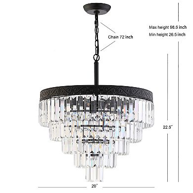 Wyatt Crystal Led Chandelier