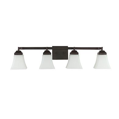 Staunton Iron/glass Modern Cottage Led Vanity Light