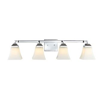 Staunton Iron/glass Modern Cottage Led Vanity Light