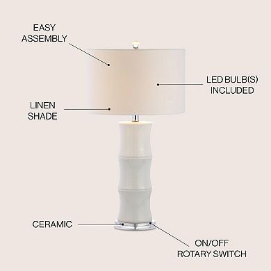 Tiki Ceramic Led Table Lamp