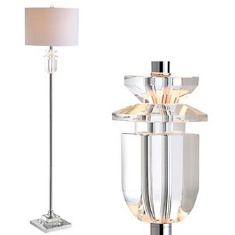 Aria Crystal/metal Led Floor Lamp