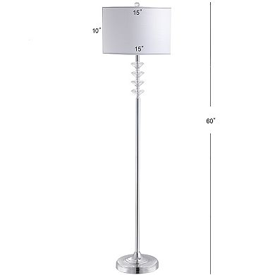 Mia Crystal/metal Led Floor Lamp