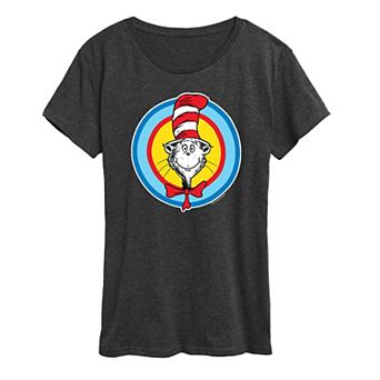 Women's Dr. Seuss Cat In Hat Smile Graphic Tee